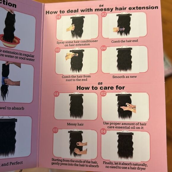 20 inch invisible hair extension comes with all accessories - Picture 8 of 12